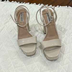 Steve Madden chunky strappy heels